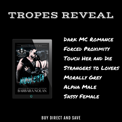 Redeeming Bolt Royal Bastards MC-Nicoletta Royal Harlots MC Bundle (Duet Books 1-2) Pre-Order