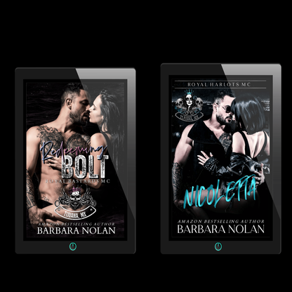 Redeeming Bolt Royal Bastards MC-Nicoletta Royal Harlots MC Bundle (Duet Books 1-2) Pre-Order