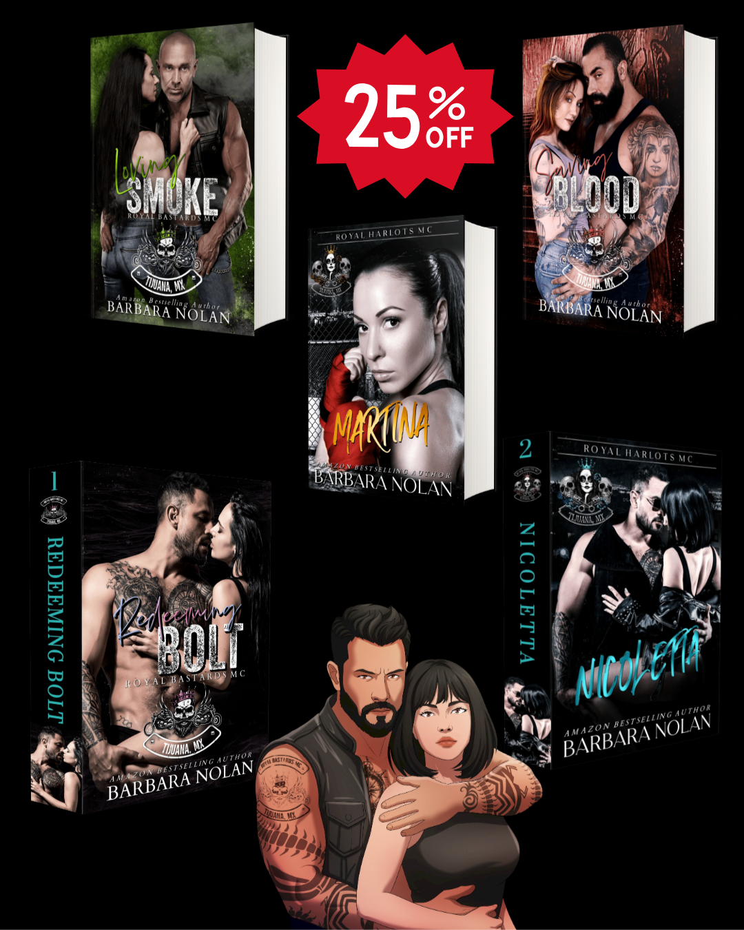 Exclusive Royal Bastards/Royal Harlots MC Paperback Bundle